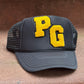 PG Collegiate Black and Yellow Trucker