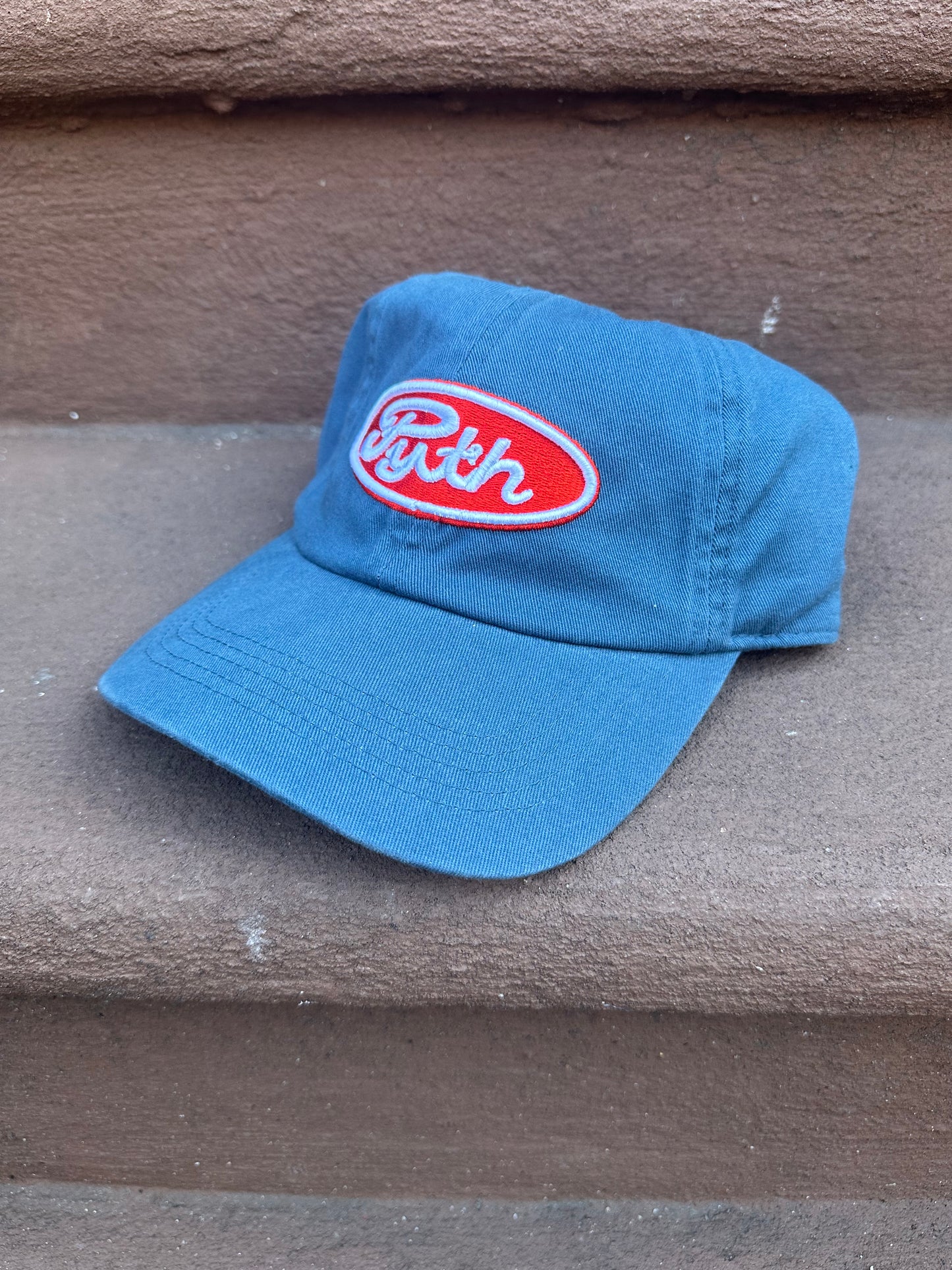 Blue "Pyth" Logo Cap by Pythagore's Goods