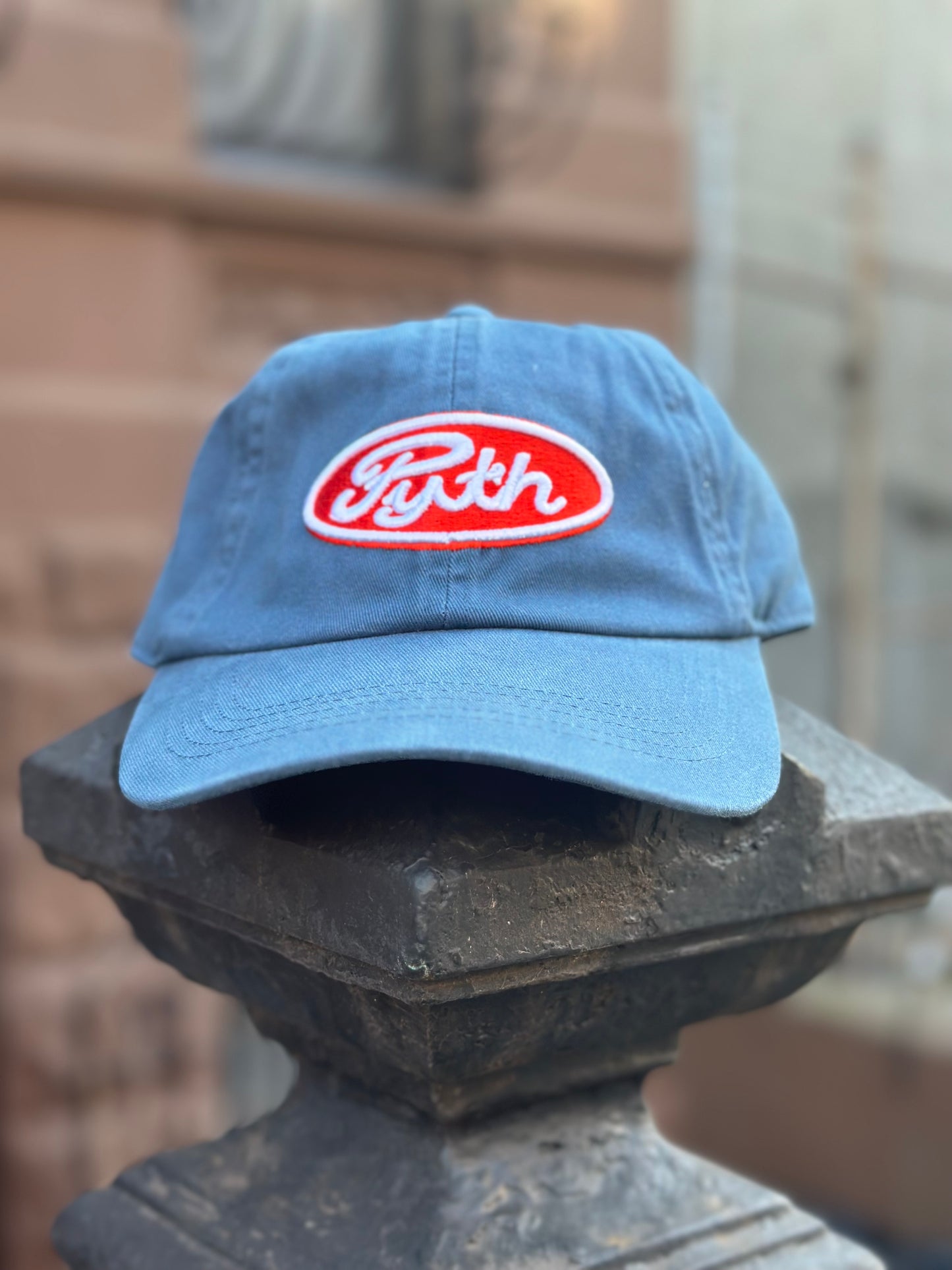 Blue "Pyth" Logo Cap by Pythagore's Goods